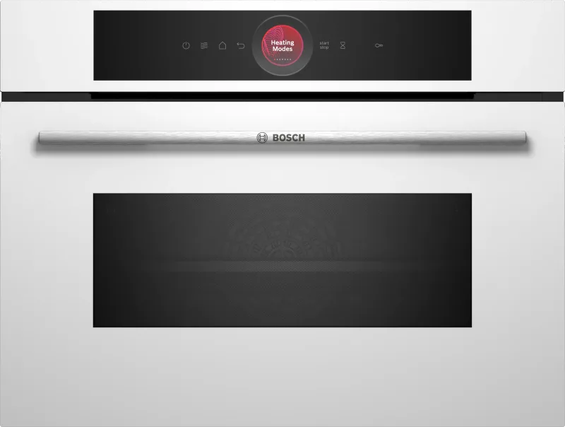 Bosch Seri 8 Mikrodalgalı Kompakt Ankastre Fırın Beyaz CMG7241W1