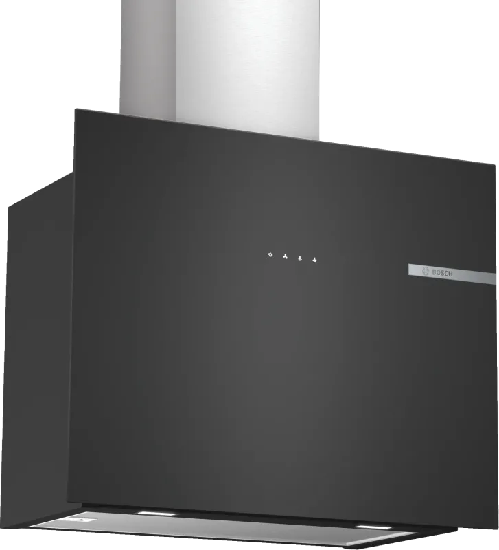 Bosch Seri 4 Duvar Tipi Davlumbaz 60 cm Siyah DWF65AJ60T