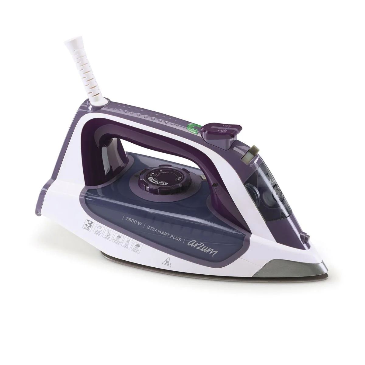 ARZUM AR691 STEAMART SERAMİK TABANLI ÜTÜ MOR