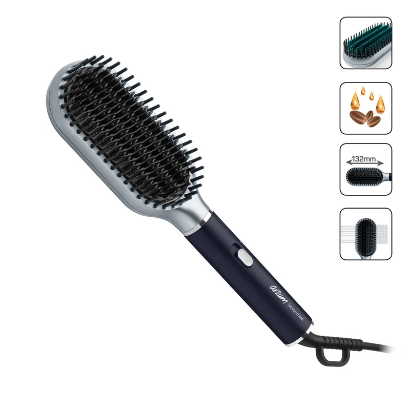 ARZUM AR5158 REVOLITION SAÇ DÜZLEŞTİRİCİ FIRÇA PLATİN GRİ