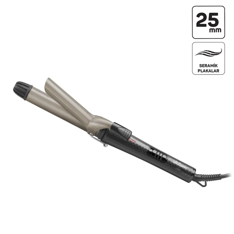 ARZUM AR5027 LISA SAÇ MAŞASI 25MM SİYAH