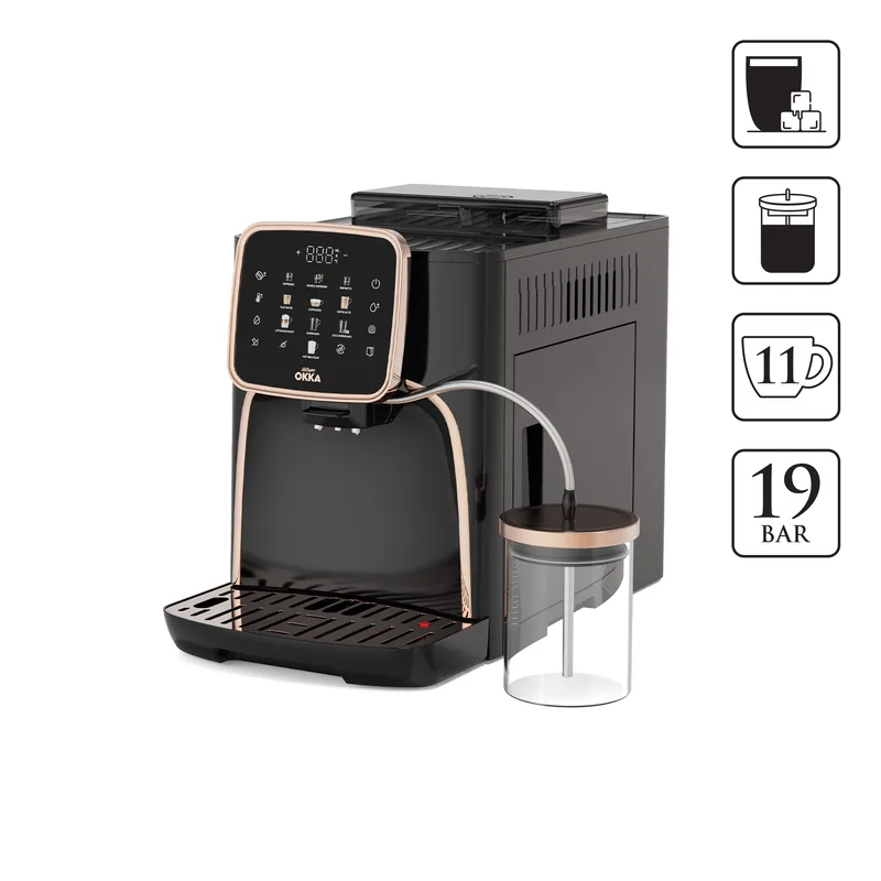 ARZUM OKKA OK0028-04 PRO TAM OTO. ESPRESSO MAKİNESİ BAKIR