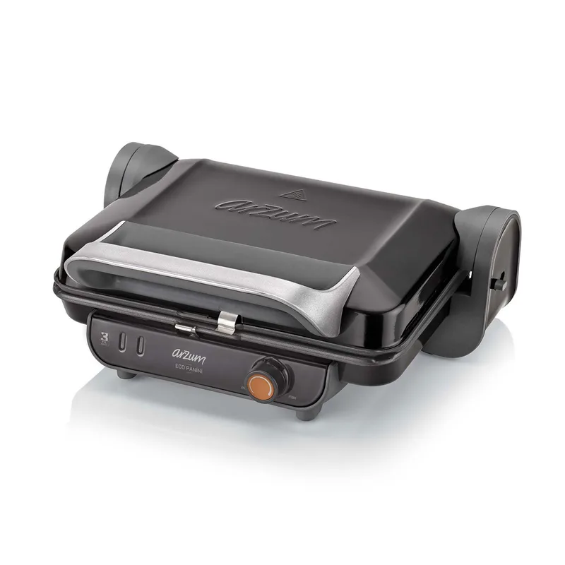 ARZUM AR2005 ECO PANINI IZGARA VE TOST MAKİNESİ SİYAH