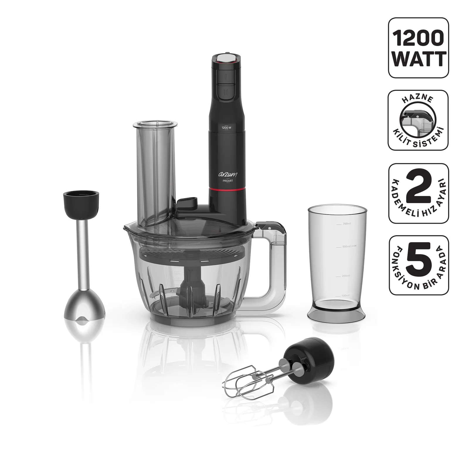 ARZUM AR1149 PROART MULTİ BLENDER SET