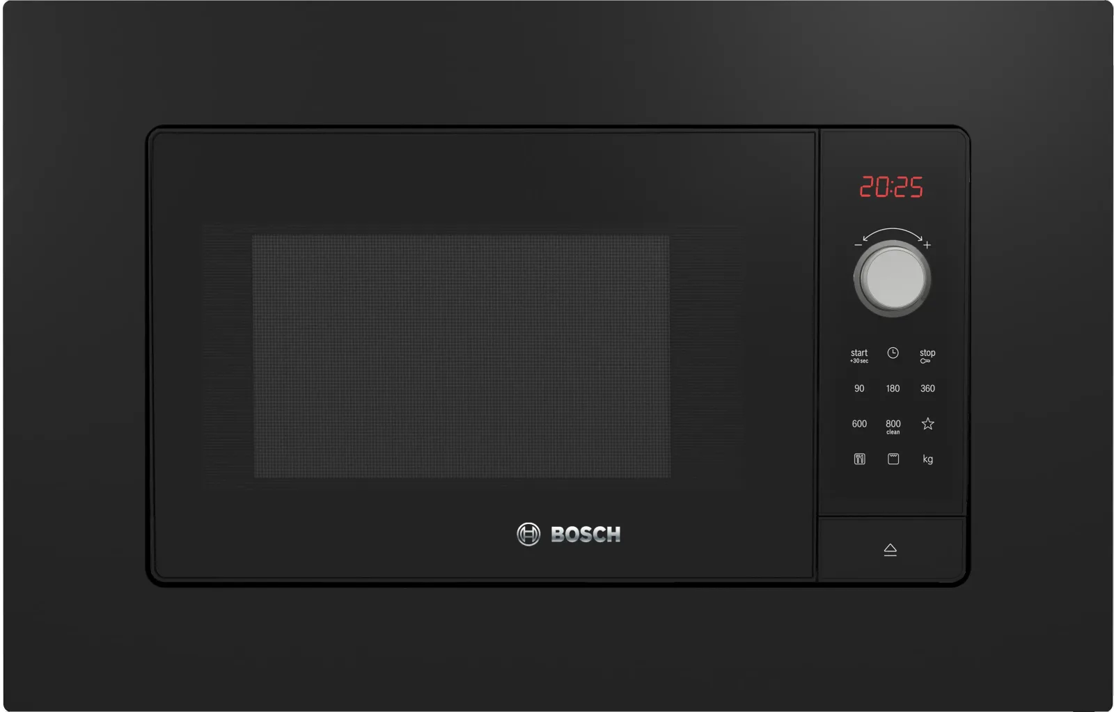 Bosch Seri 2 Ankastre Mikrodalga Fırın Izgaralı 25 lt Siyah BEL653MB3