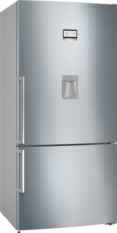 Bosch Seri 6 Alttan Donduruculu No-Frost Buzdolabı 619 lt Su Sebilli Fırçalanmış Çelik KGD86AI31U