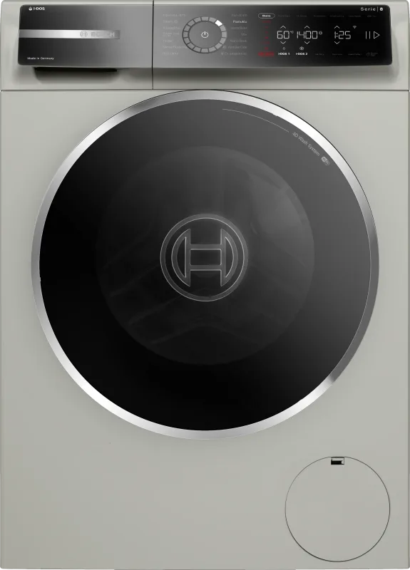 Bosch Seri 8 Çamaşır Makinesi 10 kg 1400 Devir Gümüş WGB254ASTR