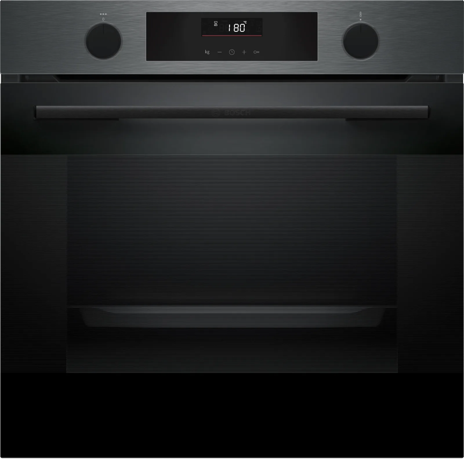Bosch Seri 4 Ankastre Fırın Buhar Destekli 76 lt Black Inox HUA736EG0T