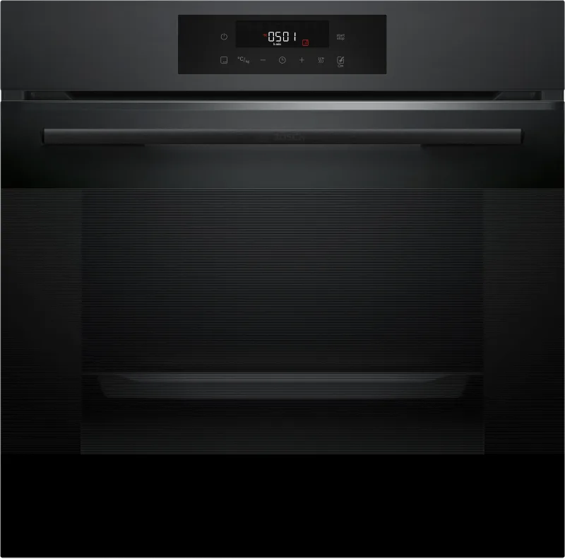 Bosch Seri 6 Ankastre Fırın 76 lt Mat Siyah HJG852YT0T