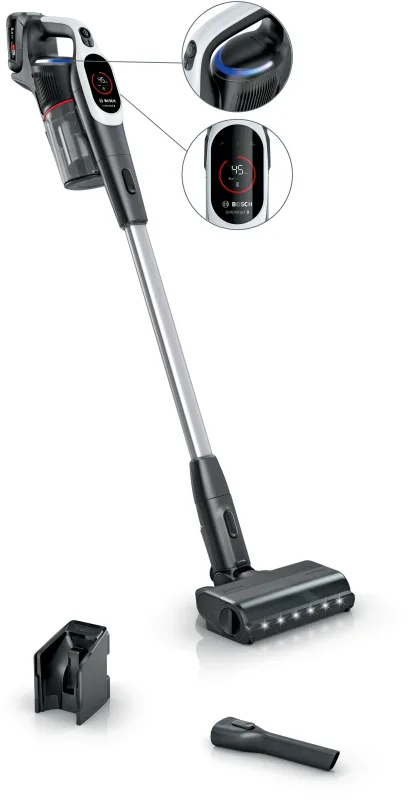 Bosch Şarjlı Dikey Süpürge Unlimited Beyaz BCS931WBA