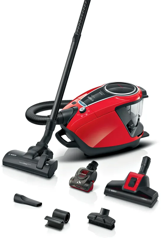Bosch Seri 8 Toz Torbasız Elektrikli Süpürge 800 W Kırmızı BGS7PET1