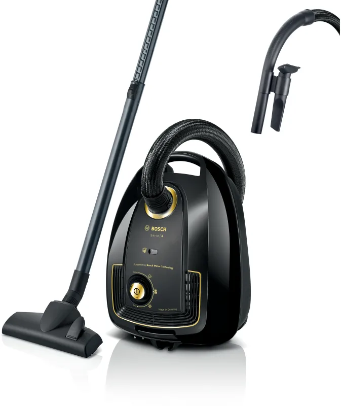 Bosch Seri 4 Toz Torbalı Elektrikli Süpürge 2000 W Siyah BGL38GOLD