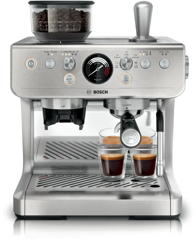 Bosch Seri 4 Yarı Otomatik Espresso Makinesi Paslanmaz Çelik PFE401C3