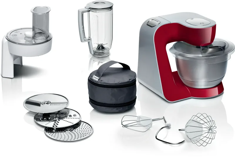Bosch Seri 4 Mutfak Makinesi (Hamur Yoğurma) 1000 W Koyu Kırmızı MUM58720