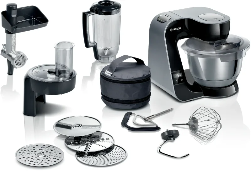 Bosch Seri 4 Mutfak Makinesi (Hamur Yoğurma) 1000 W Siyah MUM5XC4E