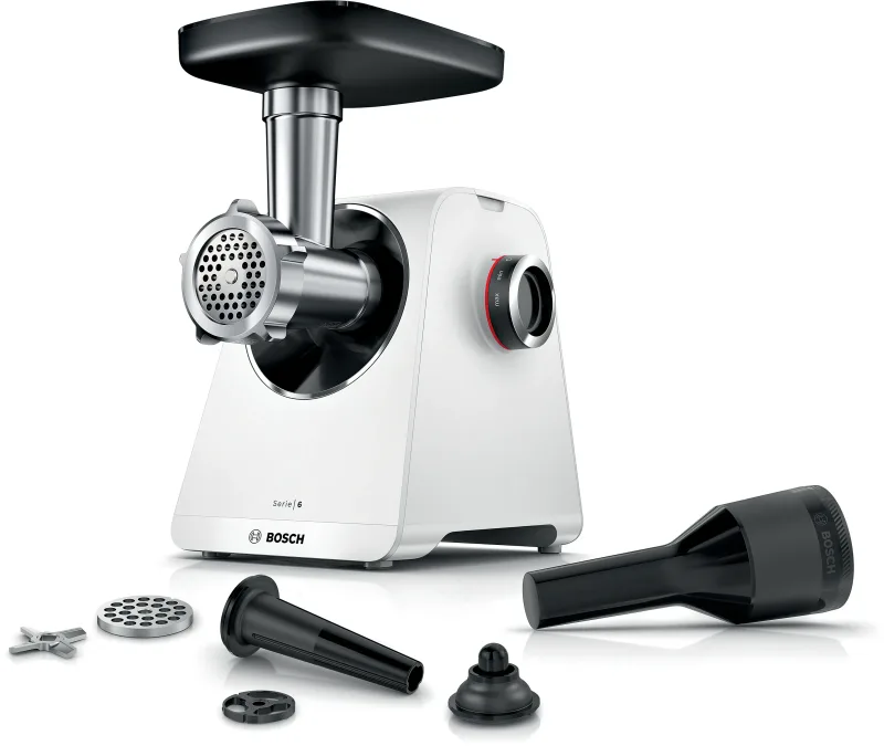 Bosch Seri 6 Kıyma Makinesi 500 W Paslanmaz Çelik MFWS607W