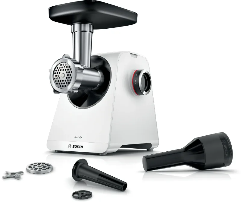 Bosch Seri 4 Kıyma Makinesi 500 W Paslanmaz Çelik MFWS420W