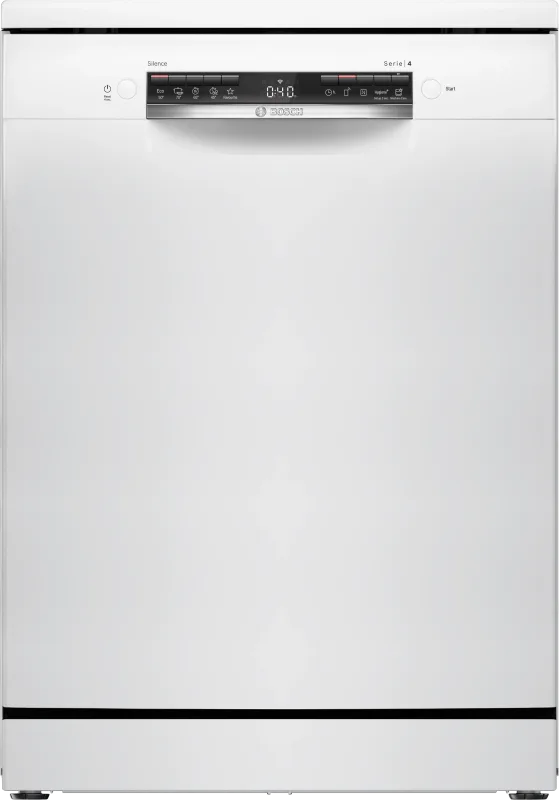 Bosch Seri 4 Solo Bulaşık Makinesi 5 Programlı Beyaz SMS4IKW51Q