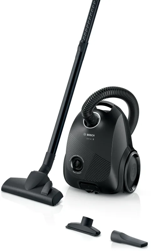 Bosch Seri 2 Toz Torbalı Elektrikli Süpürge 600 W Siyah BGBS2LB1