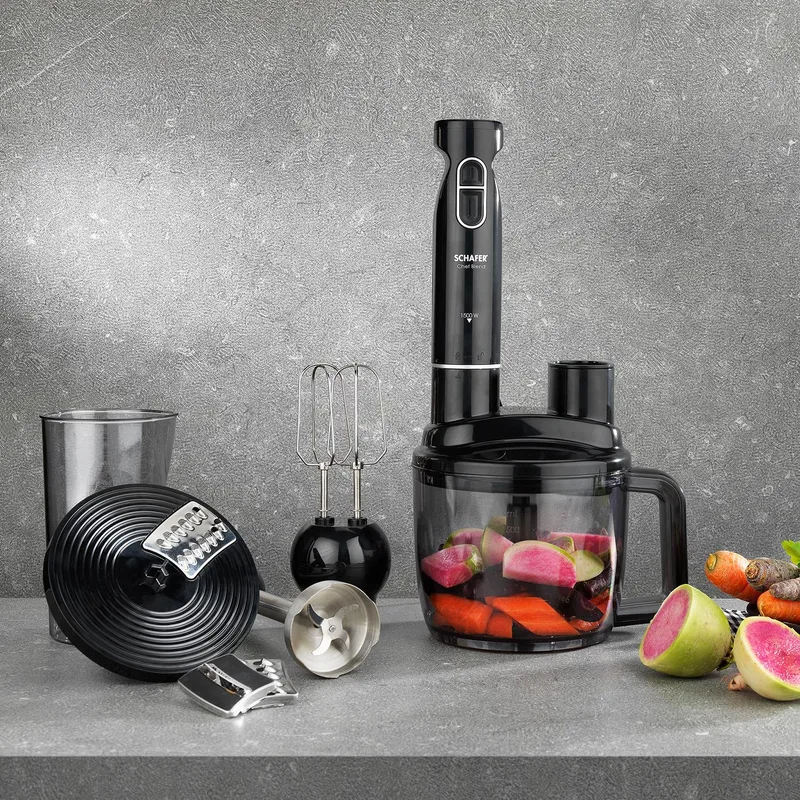 SCH CHEF BLEND MEGA BLENDER SET SİYAH/GRİ