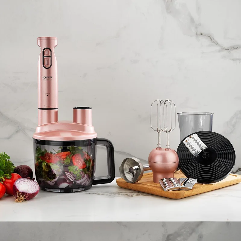 SCH CHEF BLEND MEGA BLENDER SET-ROSEGOLD